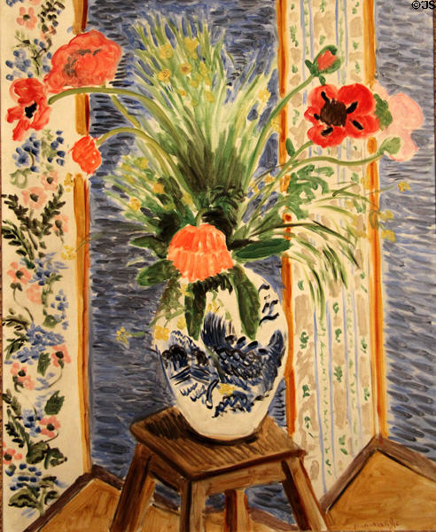 Poppies painting (c1919) by Henri Matisse at Detroit Institute of Arts. Detroit, MI.