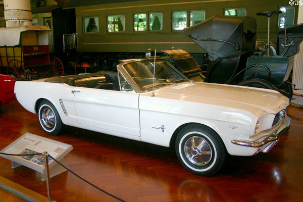 Ford Mustang Convertible (1965) at Henry Ford Museum. Dearborn, MI.