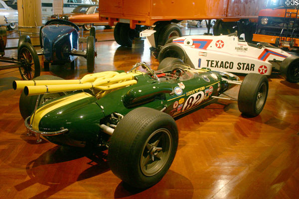 Lotus 38 Indianapolis racing car (1965) at Henry Ford Museum. Dearborn, MI.