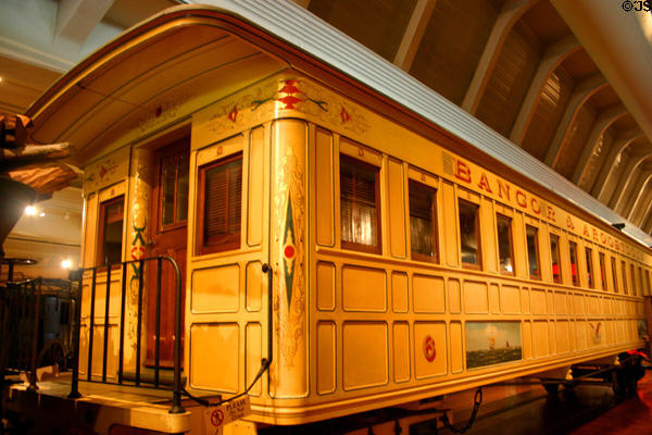 Bangor & Aroostook passenger rail car at Henry Ford Museum. Dearborn, MI.