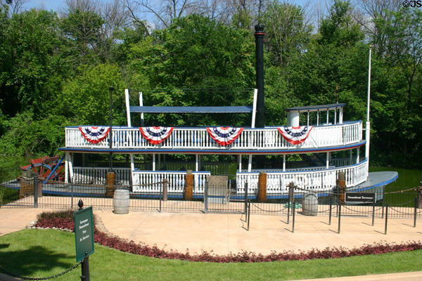 Suwanee Steamboat (1929) is small version of riverboat at Greenfield Village. Dearborn, MI.
