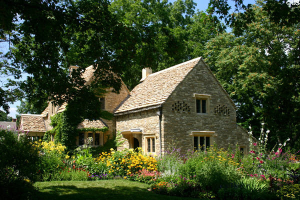 Garden of Cotswold Cottage at Greenfield Village. Dearborn, MI.