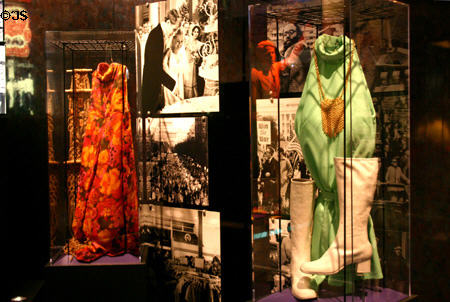 1960s fashions in Gerald R. Ford Presidential Museum. Grand Rapids, MI.