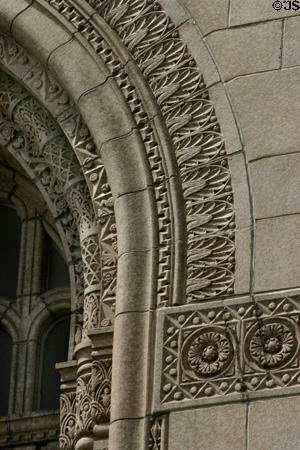 77 Monroe Center carving detail. Grand Rapids, MI.