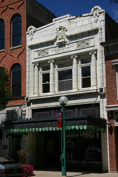 Hoefleur Building (1910) (on E. Maumee St.). Adrian, MI.