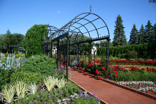 Trellis in Clemens Botanical Gardens. St. Cloud, MN.