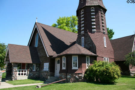 St. John's Episcopal Church (1899) (120 S. 8th St.). Moorhead, MN. Architect: Cass Gilbert.