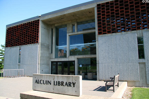 Alcuin Library (1964) at St. John's University. Collegeville, MN. Architect: Marcel Breuer.