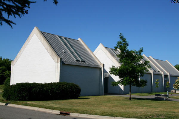 Art Center (1989) at St. John's University. Collegeville, MN. Architect: Hugh Newell Jacobson & Assoc..