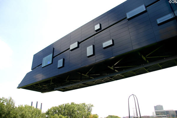 Cantilevered viewing deck of Guthrie Theater. Minneapolis, MN.