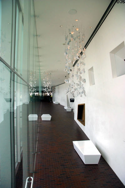 Interior walkway in Walker Art Center. Minneapolis, MN.