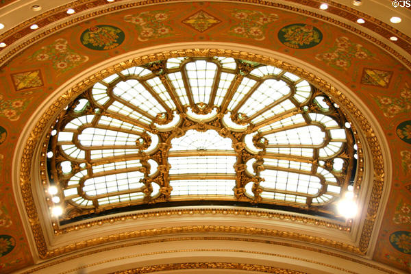 Skylight in House chamber of Minnesota State Capitol. St. Paul, MN.