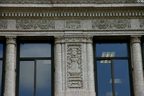 Hamm Building reliefs. St. Paul, MN.