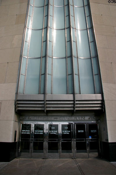 St Paul City Hall & County Courthouse Art Deco entrance. St. Paul, MN.