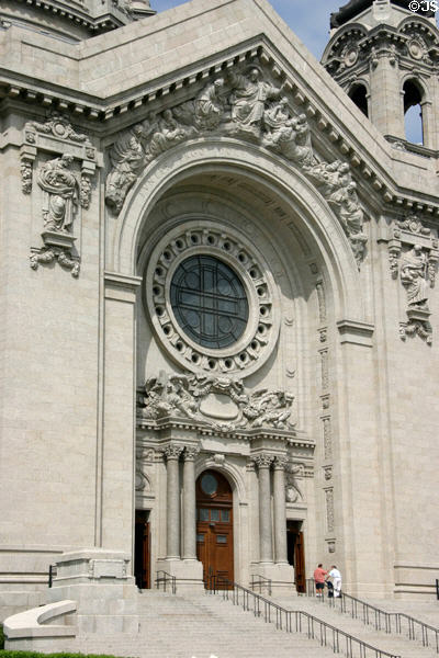 Portal of Cathedral of Saint Paul. St. Paul, MN.