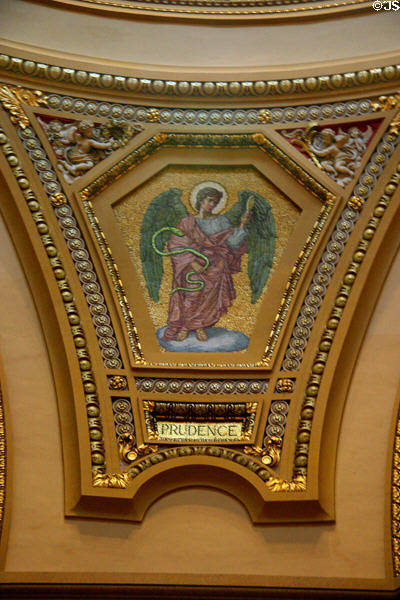 Mosaic of prudence at Cathedral of Saint Paul. St. Paul, MN.