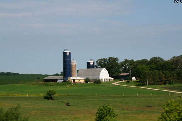 Minnesota farm east of Rochester. MN.