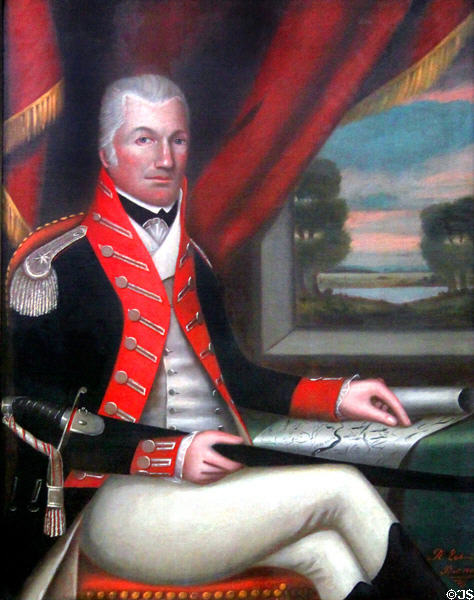 Portrait of General Daniel Bissell at his House. St. Louis, MO.