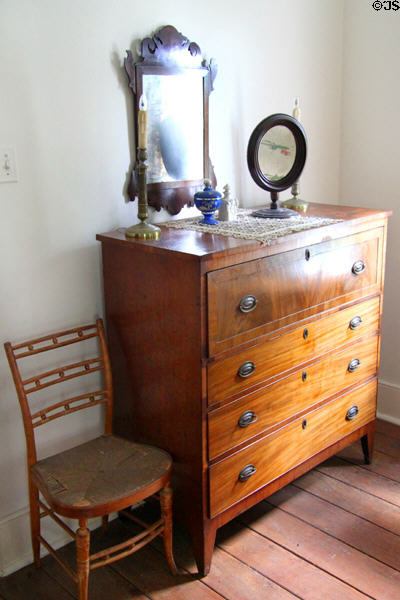 Dresser with mirrors at General Daniel Bissell House. St. Louis, MO.