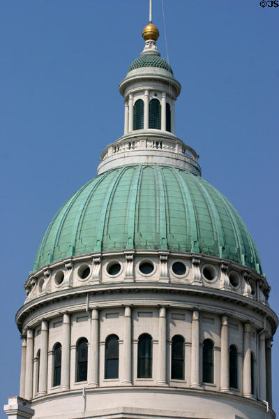 Dome of Old St. Louis County Courthouse. St Louis, MO.