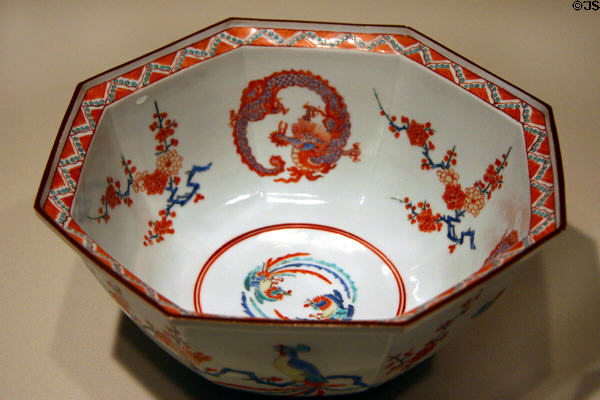 Japanese porcelain bowl (late 17th-early 18thC) at St. Louis Art Museum. St Louis, MO.