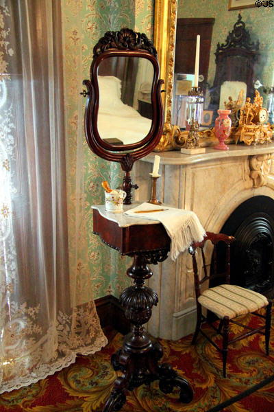 Shaving stand at Campbell House Museum. St. Louis, MO.
