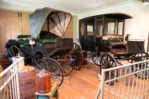 Carriages at Campbell House Museum. St. Louis, MO.