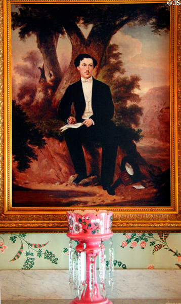 Portrait of DeMenil's son Alexander at Chatillon-DeMenil Mansion. St. Louis, MO.