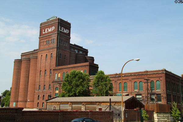 Former Lemp brewery building in Cherokee-Lemp Historic District. St. Louis, MO.
