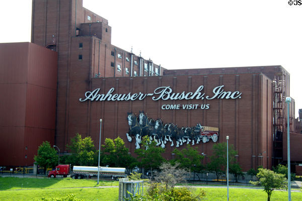 Anheuser-Busch Brewery visitor center. St. Louis, MO. On National Register.