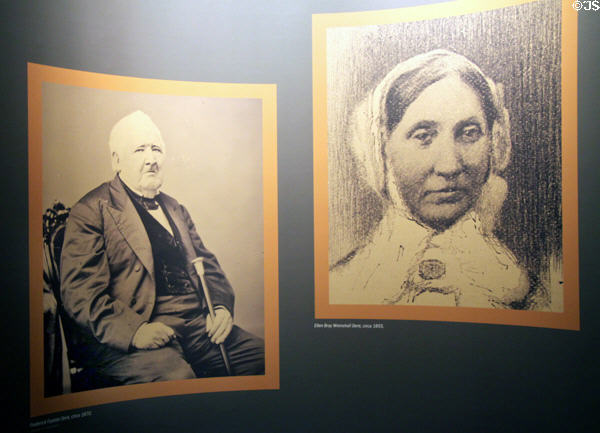 Photos of Julia Grant's parents Ellen & Frederick at Ulysses S. Grant NHS. St. Louis, MO.