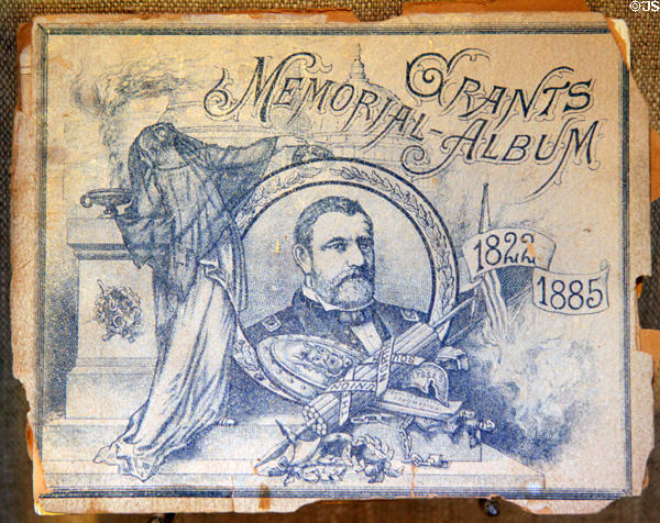 Grants Memorial Album (1885) at Ulysses S. Grant NHS. St. Louis, MO.