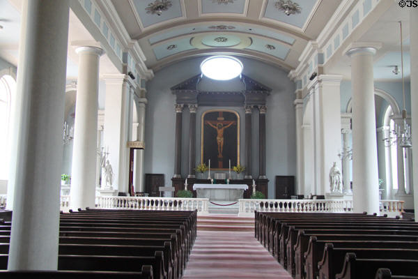 Interior of Basilica of Saint Louis. St. Louis, MO.