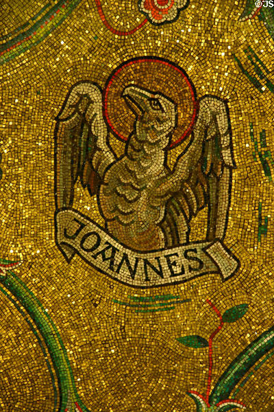 Eagle symbol of Evangelist John at Saint Louis Cathedral. St Louis, MO.
