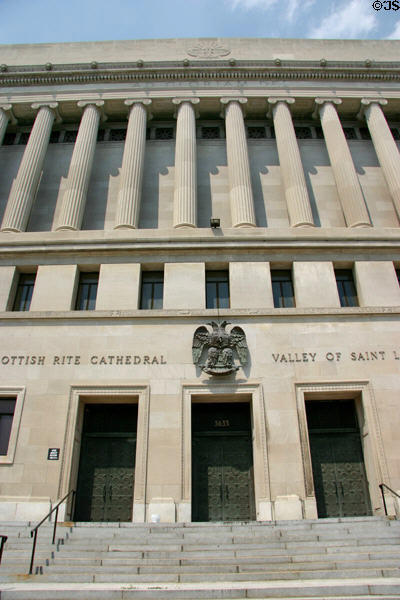 Scottish Rite Cathedral (1924) (3633 Lindell Blvd.). St Louis, MO. Architect: William B. Ittner.