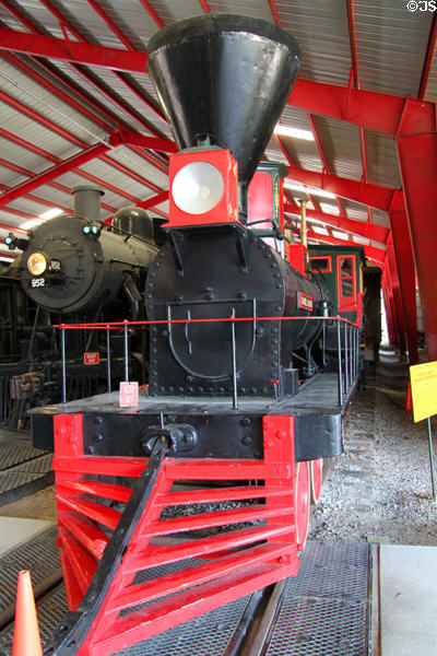 Boston & Providence "Daniel Nason" steam locomotive (1858) (4-4-0) at St. Louis Museum of Transportation. St. Louis, MO.