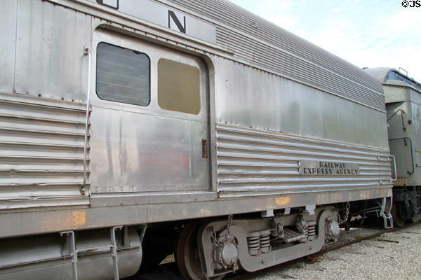 Streamlined side of "Silver Charger" at St. Louis Museum of Transportation. St. Louis, MO.