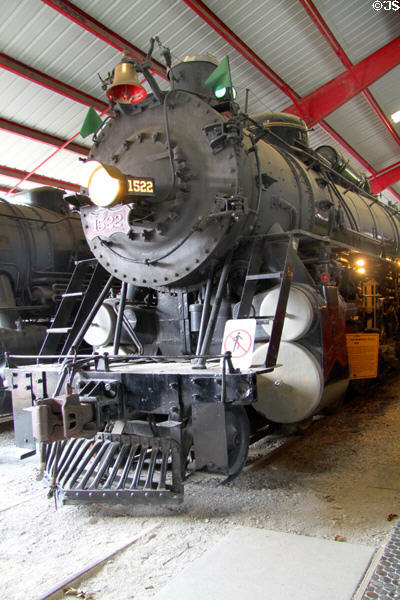 St Louis-San Francisco ("Frisco") #1522 steam locomotive (1926) (4-8-2) built by Baldwin Locomotive Works at St. Louis Museum of Transportation. St. Louis, MO.