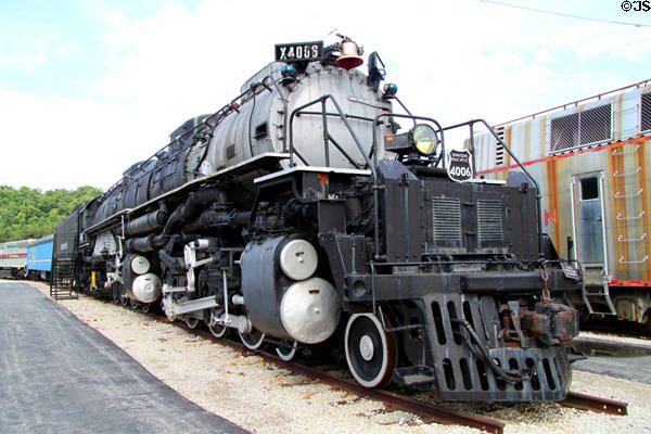 Union Pacific #4006 Big Boy steam locomotive (1941) (4-8-8-4) built by American Locomotive Co. at St. Louis Museum of Transportation. St. Louis, MO.