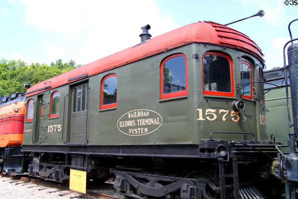 Illinois Terminal #1575 electric locomotive (1918) at St. Louis Museum of Transportation. St. Louis, MO.