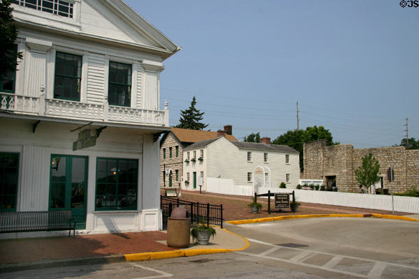 Grant's Drug Store & complex at Mark Twain Boyhood Home & Museum. Hannibal, MO.
