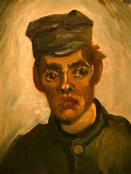 Portrait of Gysbertus de Groot (1885) by Vincent van Gogh at Nelson-Atkins Museum. Kansas City, MO.