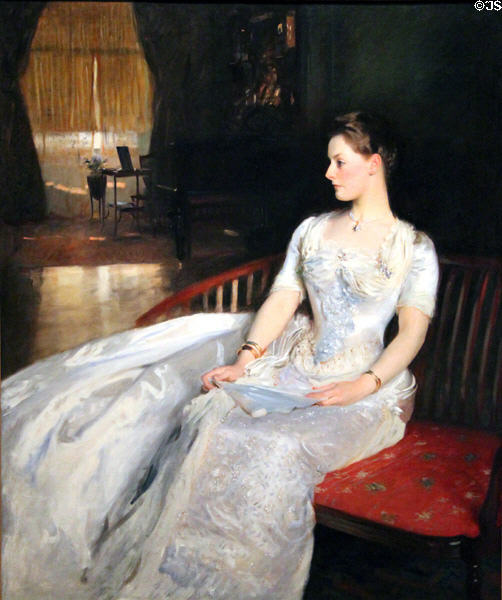 Portrait of Mrs. Cecil Wade (1886) by John Singer Sargent at Nelson-Atkins Museum. Kansas City, MO.