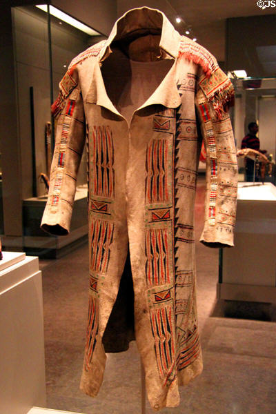 Ojibwa coat (c1789) from Ontario at Nelson-Atkins Museum. Kansas City, MO.