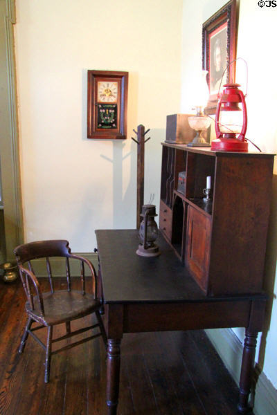 Office desk at 1859 Jail Museum. Independence, MO.