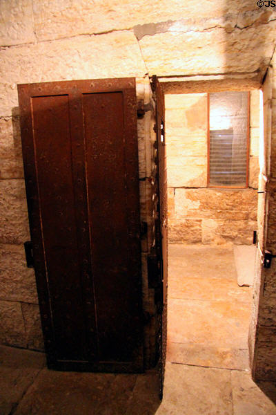 Jail cell at 1859 Jail Museum. Independence, MO.