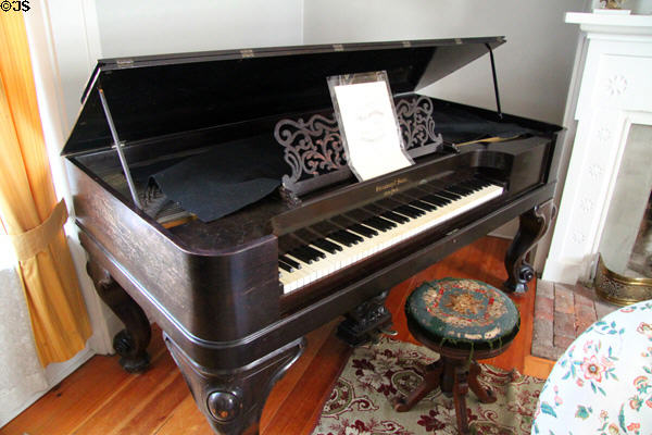 Square piano by Steinway & Sons of New York at John Wornall House Museum. Kansas City, MO.