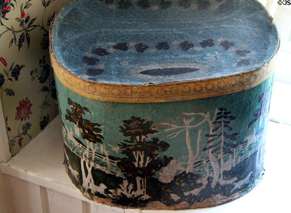 Hat box at John Wornall House Museum. Kansas City, MO.