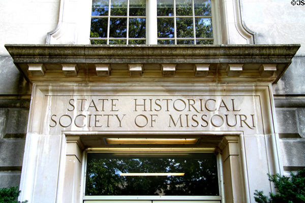 State Historical Society of Missouri building at University of Missouri. Columbia, MO.