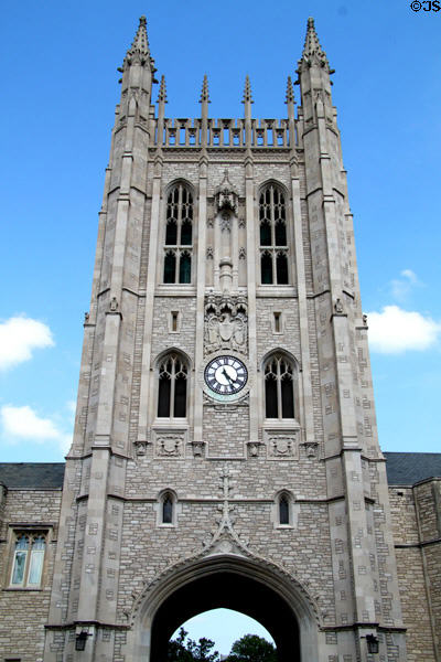 Memorial Student Union Tower (1926) (Hitt St.) at University of Missouri. Columbia, MO.